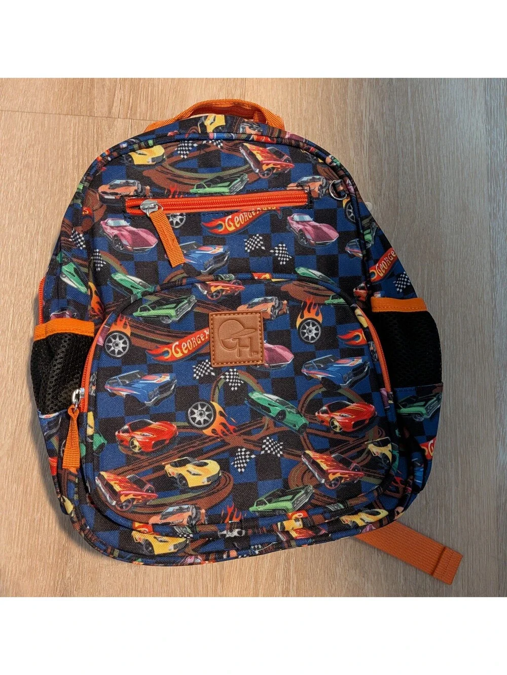 George Hats Hot Wheels Backpack & Lunch Box / LunchpailSet | New
